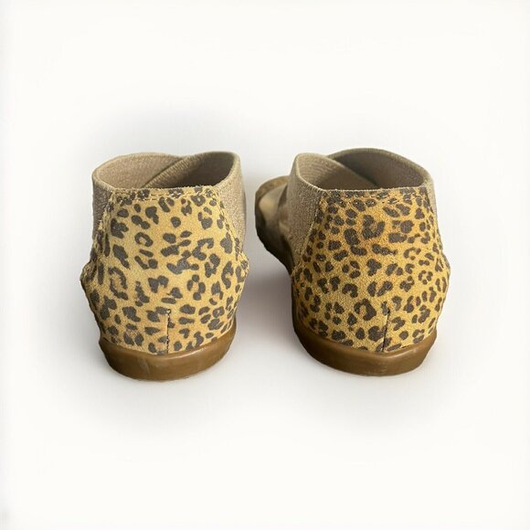 Wedge Bionatura Sandals In Brown Suede Leather And Animal Print Shoes Size 5 - Picture 3 of 8